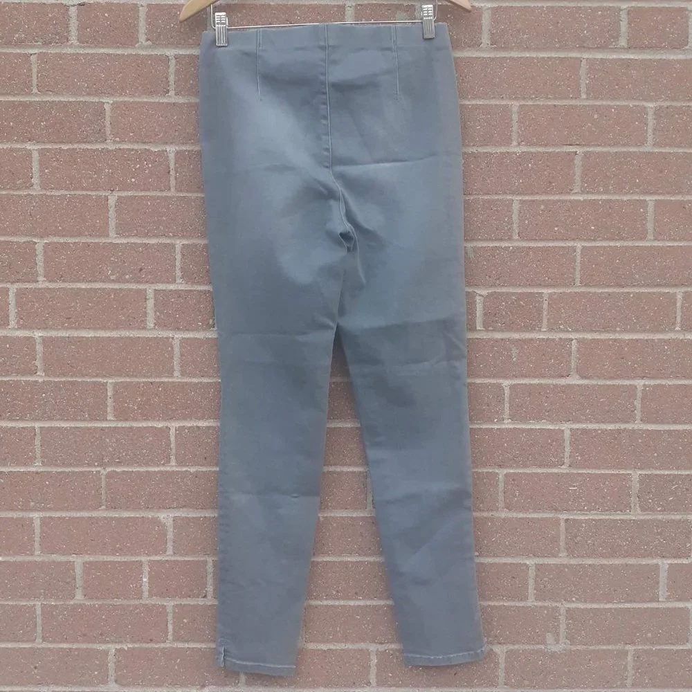 Designer RIANI PULL ON 360 STRETCH JEANS LEGGING JEGGINGS Grey 10 w/Measurements - Picture 2 of 4